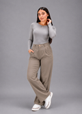 Body Básico Premium Manga Larga – Gris Claro
