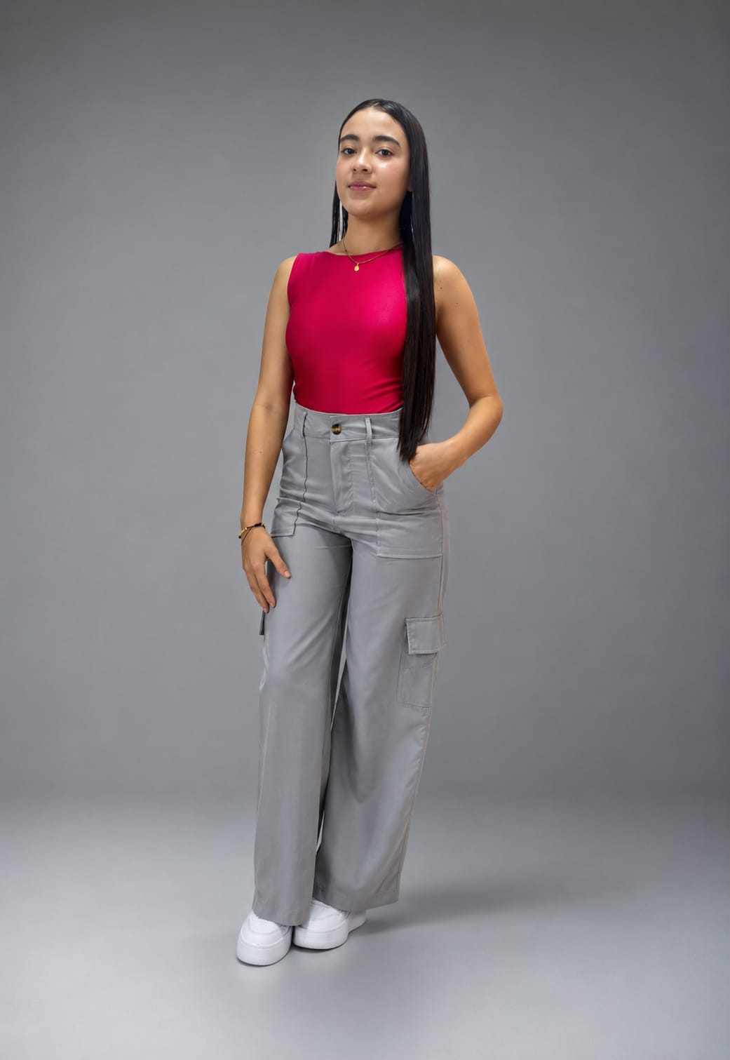 Body Básico Premium Sin Mangas – Rojo