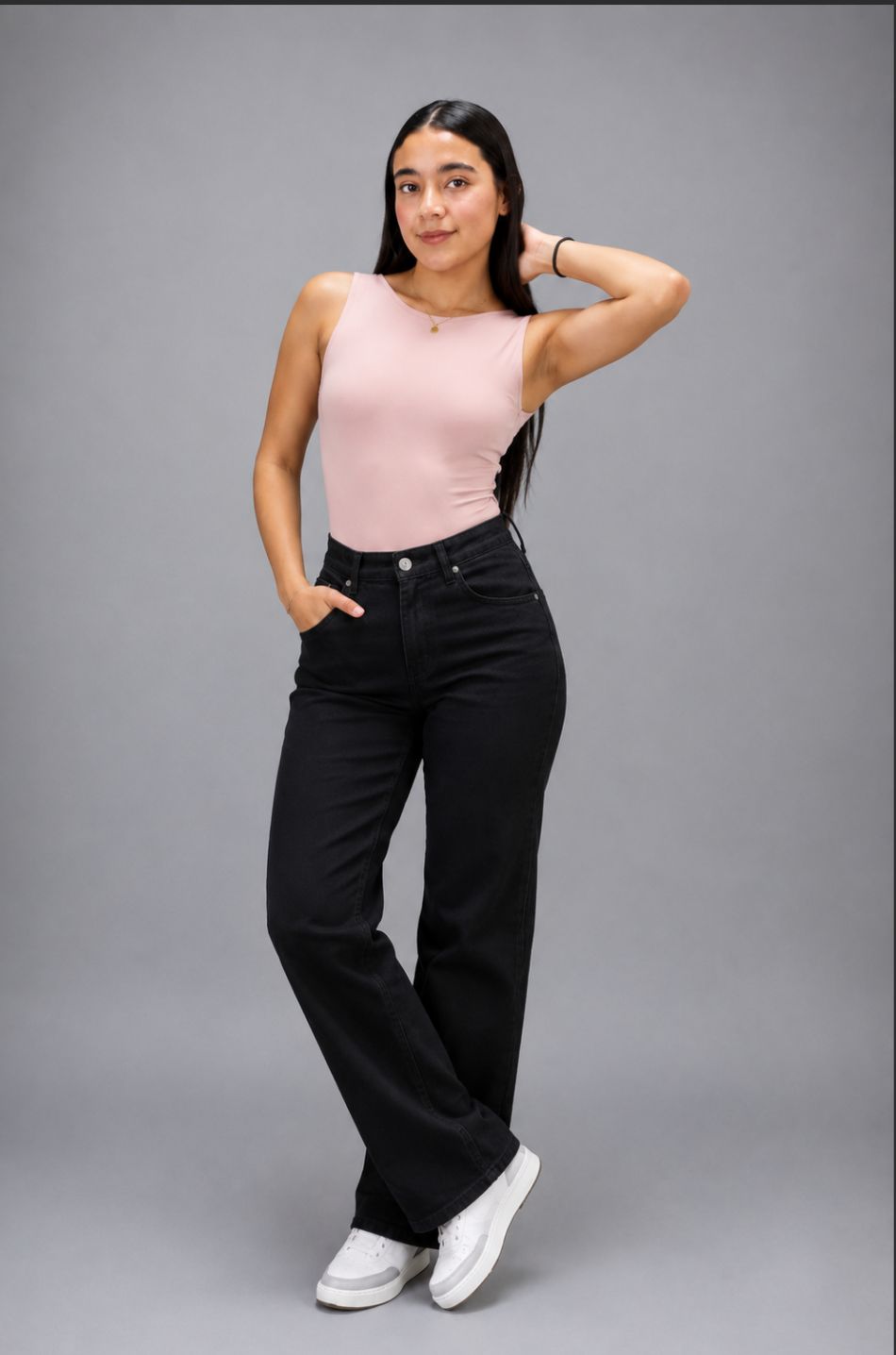 Body Básico Premium Sin Mangas – Rosa Palo